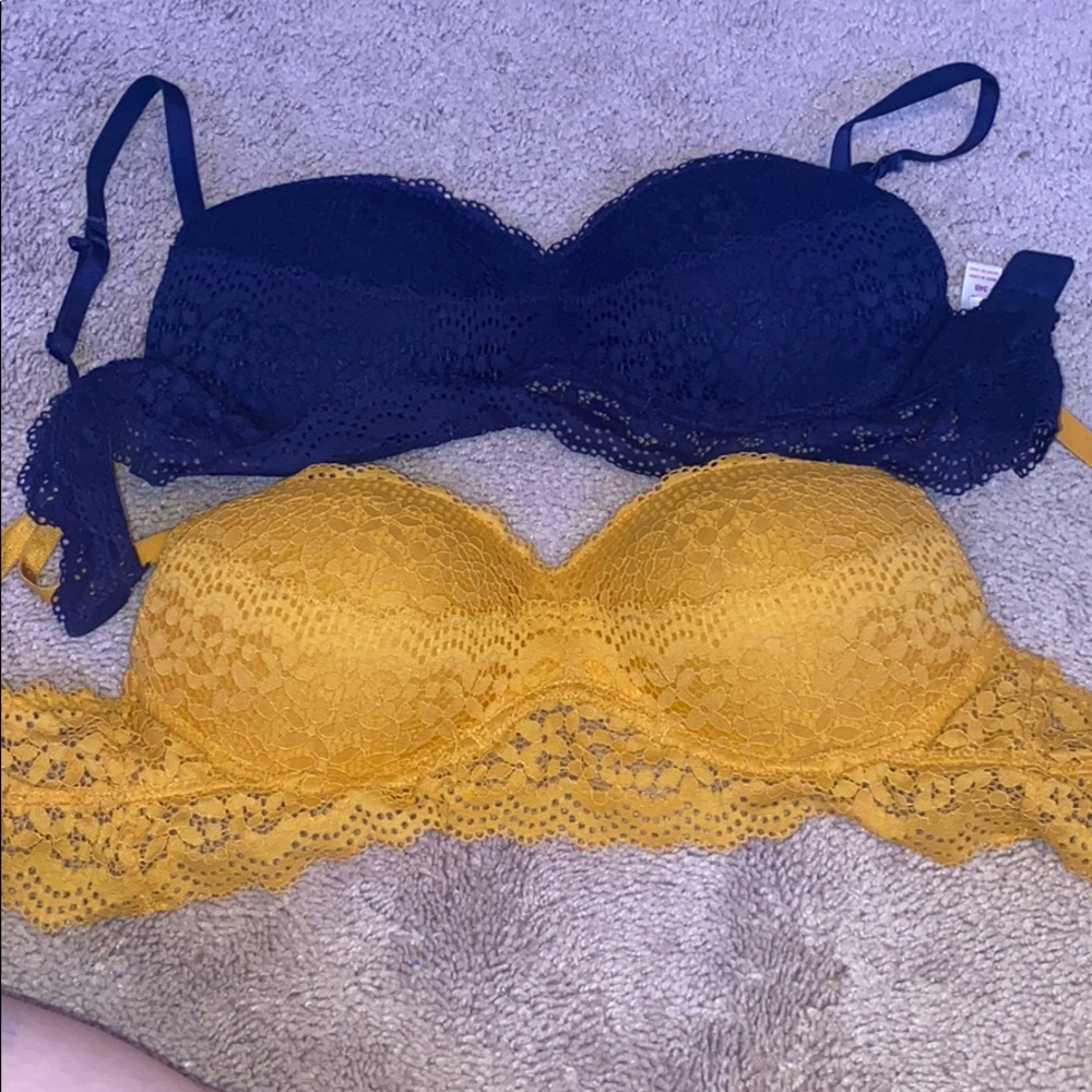 Pack of 2 Push up, floral bras